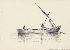 103 Palestina - barca sul lago di Tiberiade